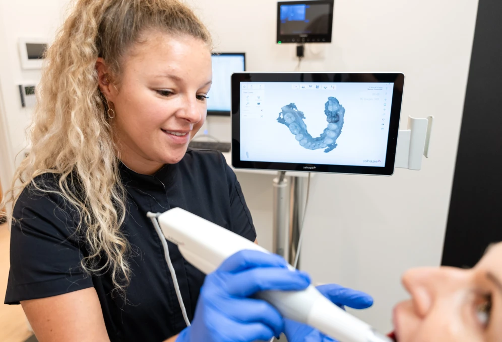 Empreinte optique numérique au cabinet d'orthodontie des Docteurs Biecq & Payart à Hazebrouck